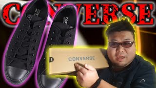 【CONVERSE】 ネクスター110 ローカット ブラックモノクローム 開封レビュー