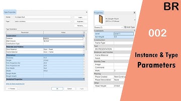Revit Course | 002 | Instance and Type Parameters