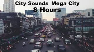 City Sounds  Mega City  Traffic, Horns, People, Ambience