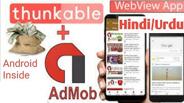 WebView App With Thunkable    Convert Any Site Into Android App Easily    Tutorial In Hindi Urdu