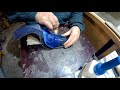 Как легко и просто отремонтировать заделать сбитый,стёртый носок обуви