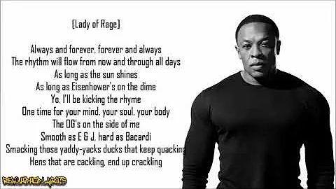 Dr. Dre - Puffin’ on Blunts and Drankin’ Tanqueray ft. The Lady of Rage & Tha Dogg Pound (Lyrics)