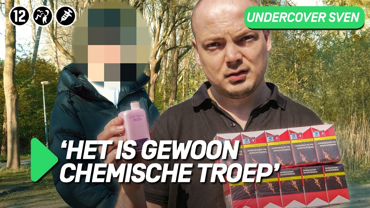Undercover in de handel van VAPES en SIGARETTEN | UNDERCOVER SVEN S2 #3 | NPO 3