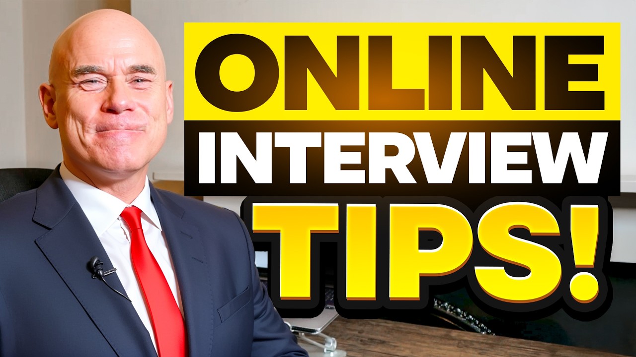 ONLINE INTERVIEW QUESTIONS & ANSWERS! (How to PASS an ONLINE VIRTUAL ZOOM OR SKYPE JOB INTERVIEW!)