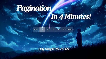 How To Make Pagination In Website Using HTML and CSS | A Step-by-Step Tutorial