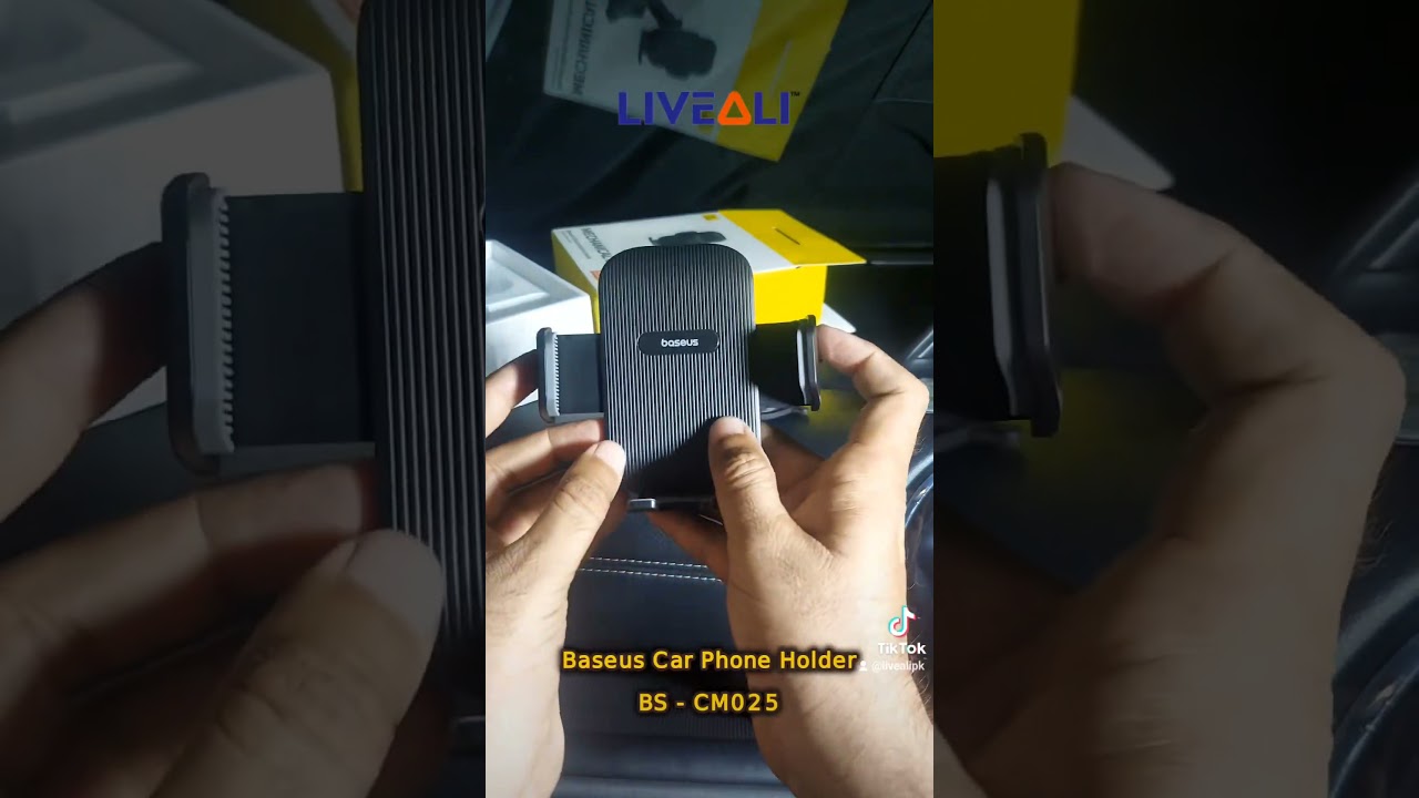 Baseus Mechanical Clamping Car Gravity Phone Holder - Unboxing & Review 
