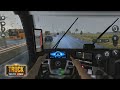 Truck simulator ultimate  realistic rain  escort delivery gameplay