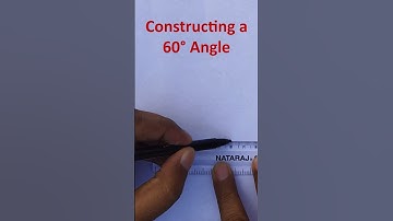 60 degree angle with compass |60° Angle Construction