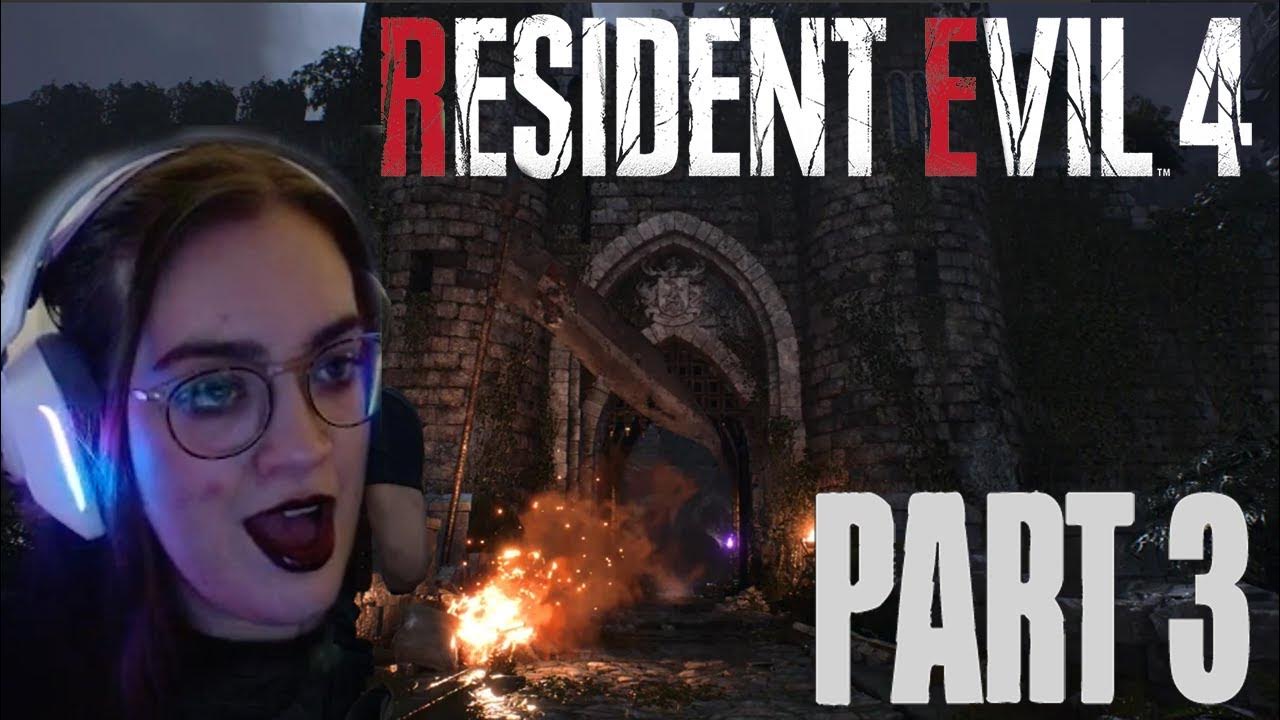 Storming the Castle!! Resident Evil 4 Remake Playthrough Part 3 YouTube