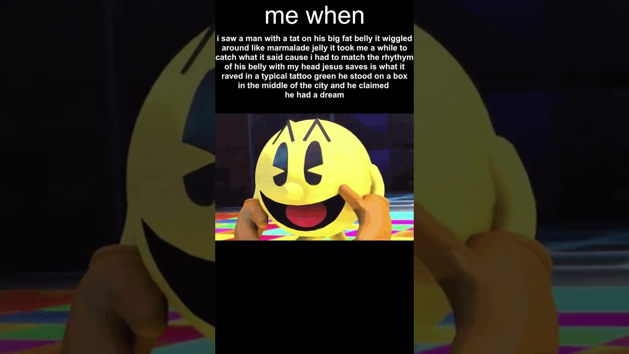 Pac-Man dancing to Jesus Freak