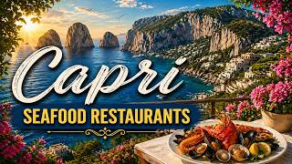 Top 10 Seafood Restaurants in Capri | Best Seafood in Capri | Italy - English