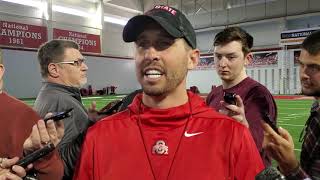 Ohio State WR coach Brian Hartline on the OSU receivers