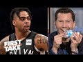 Will cain laughs at dangelo russells attempt to hide contraband  first take