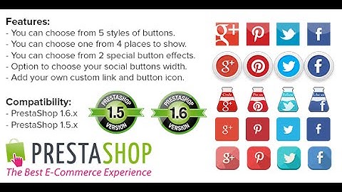 Prestashop Social Network Icons