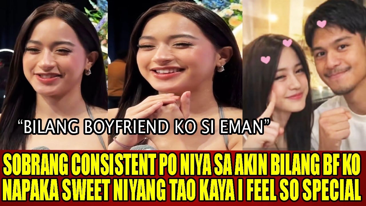 CONSISTENT NA BOYFRIEND SI EMAN SOBRANG MAALAGA JILLIAN WARD HINDI MAITAGO ANG KILIG KAY EMAN BACOSA