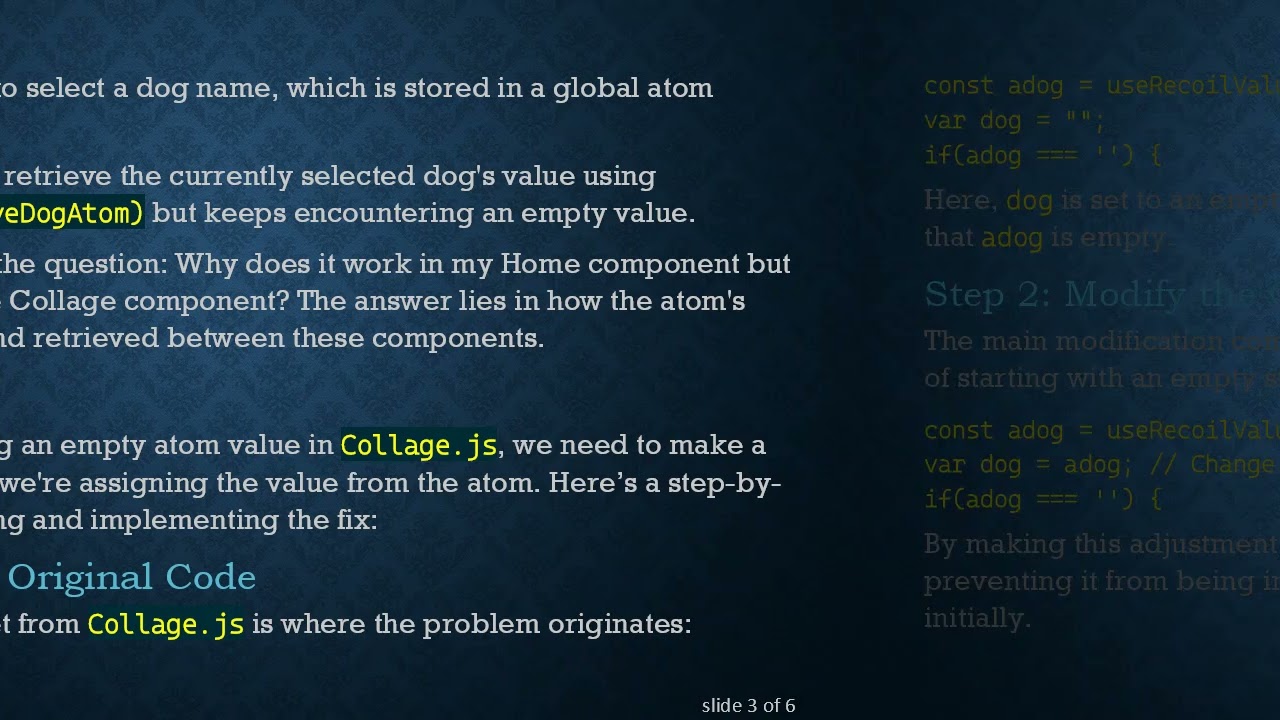 Understanding Why useRecoilValue Returns an Empty Atom in React Recoil