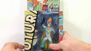 Video Review of the Toynami, Futurama Series 4 figure; Captain Yesterday (Fry)