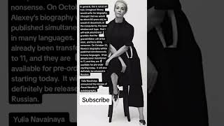 Yulia Navalnaya Announced The Release Of Alexei Navalnys Autobiography. Quotes