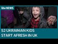 52 orphaned Ukrainian children arrive in Scotland&#39;s Loch Lomond | ITV News