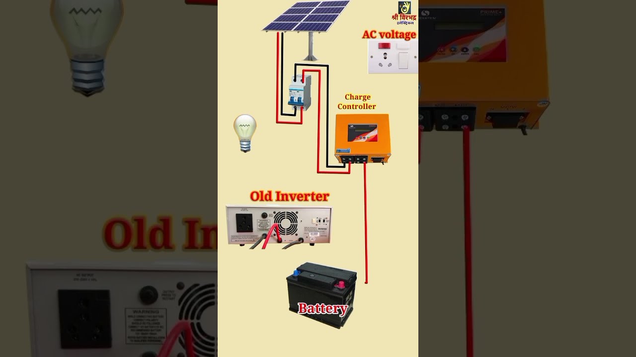 How To Convert Normal Inverter Into Solar System Power