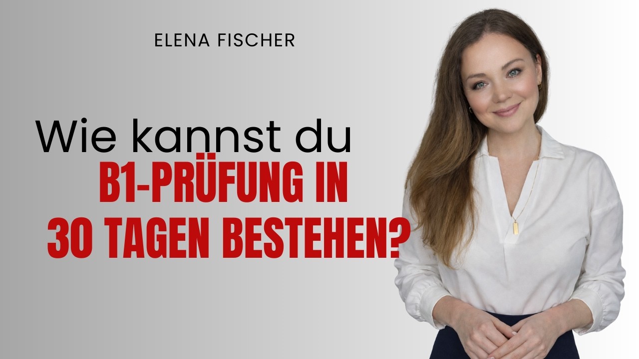 B1-Prüfung in 30 Tagen bestehen | Lernplan für Lesen & Schreiben #B1Deutsch#DeutschTipps