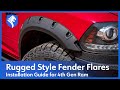 Rugged-Textured Fender Flares for 4th Gen Ram 1500 | Install Guide | TYGER AUTO