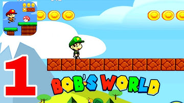 Bob World -  Part 1 levels  1 to 4  Gameplay Walkthrough  LILU (iOS & Android)
