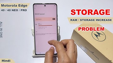 How to clear storage in motorola edge 40 neo | Moto edge 40 me storage increase kaise kare