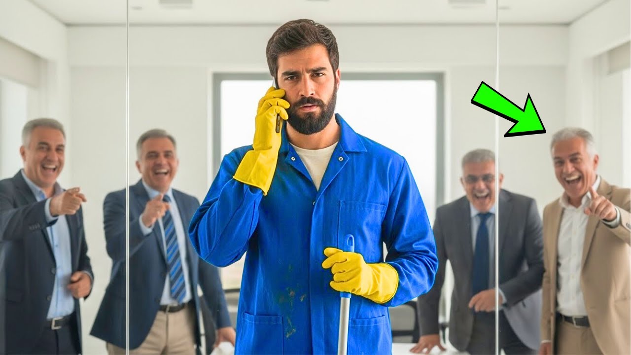 CEO’LAR FAKİR TEMİZLİKÇİYLE ALAY EDİYORDU. AMA O TELEFONU AÇIP ALMANCA KONUŞUNCA ŞOKE OLDULAR