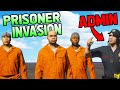 PRISONERS INVADE A SERVER (ft. Angry Admins)