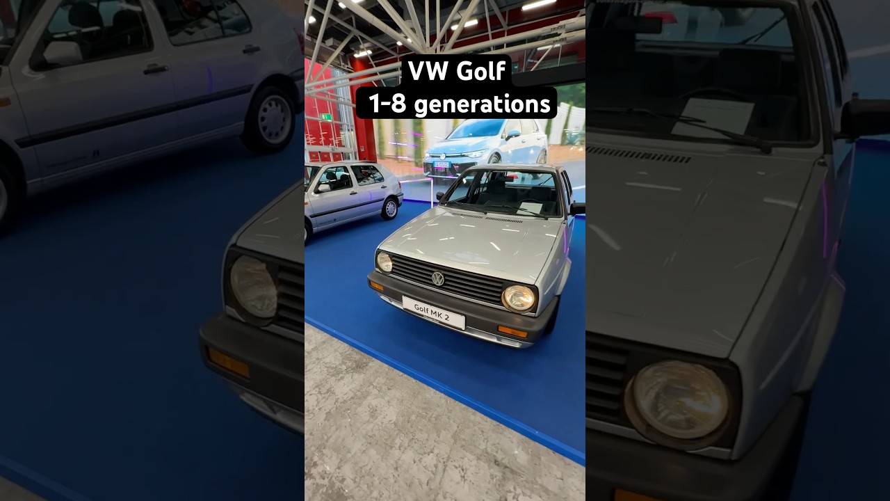 Volkswagen Golf 1 to 8 generations! 