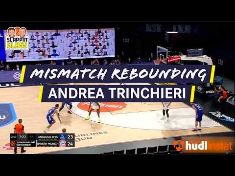 youtube video Andrea Trinchieri - Mismatch Rebounding