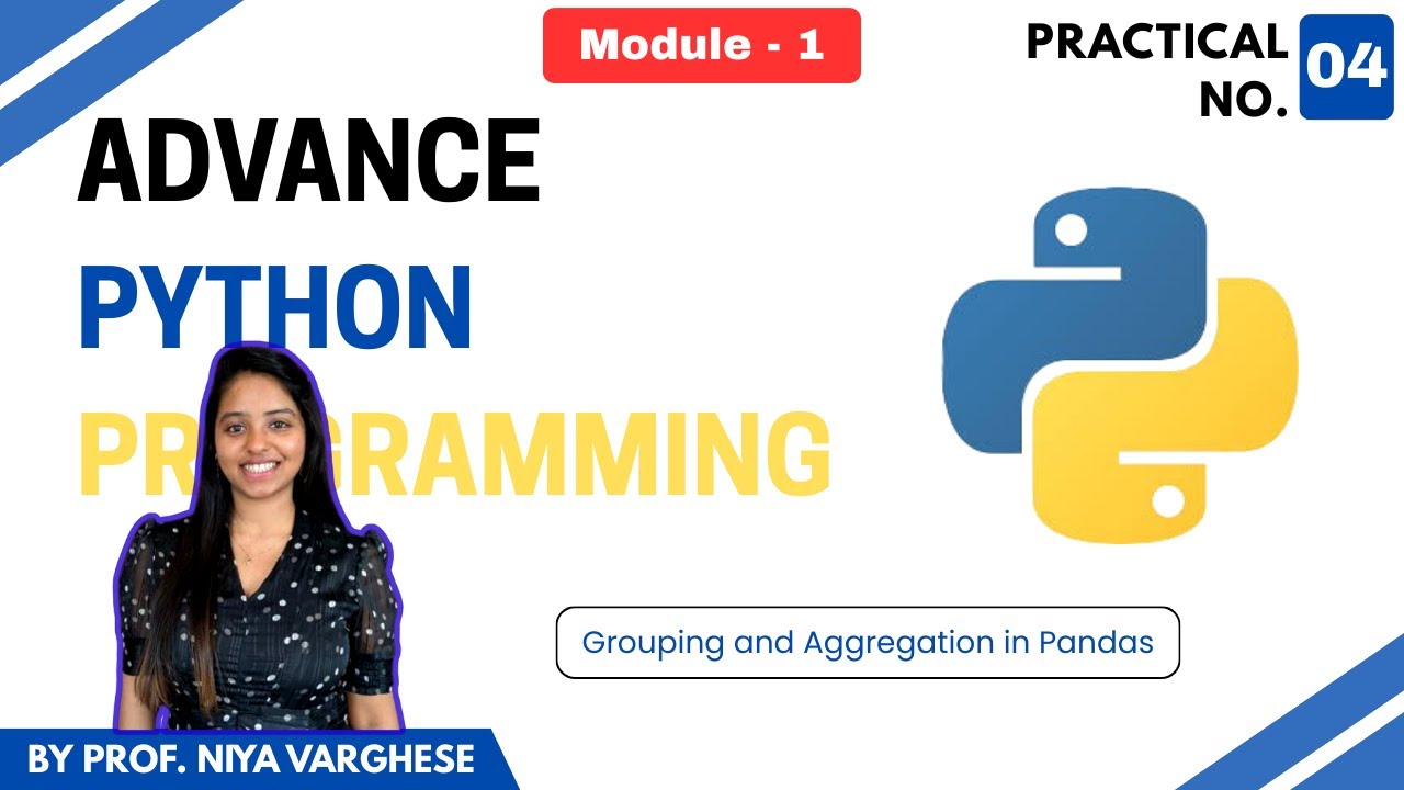 Advance Python Programming | DS | Module 1 | Practical 4 by Prof. Niya ...