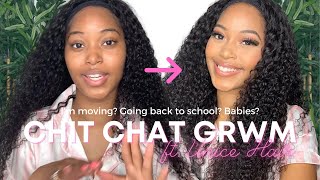 CHIT CHAT GRWM: GIRL TALK| LIFE UPDATE, FRIENDSHIPS, DEALING WITH TOXIC PEOPLE | UNICE HAIR