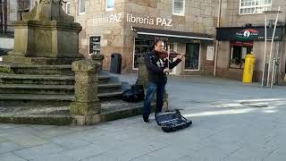 Gabriel Craciun, violinista [grabado en Porriño (Galicia) enero 2020]