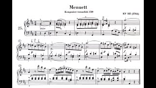 Mozart minuetto k.355