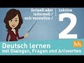 Deutsch lernen A1.1 / Lektion 2 / formell oder informell / sich vorstellen