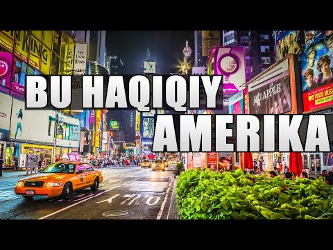 MANA HAQIQIY NYU-YORK GA SAYOHAT. . . . TUNGI MANHATTAN