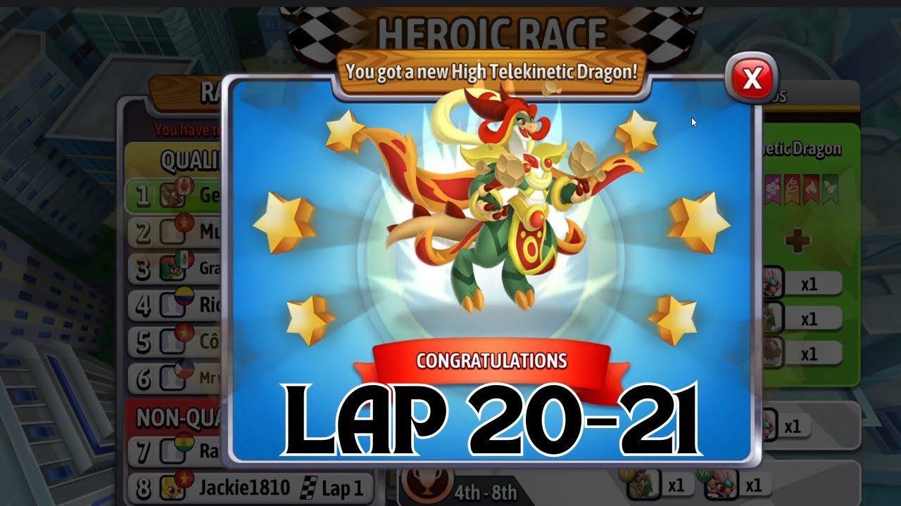 The Last Day Of The High Telekinetic Dragon Heroic Race