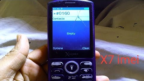 Xmobile X7 imei code change  || Ali mobile shop