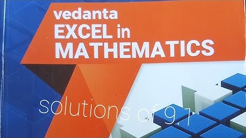 solutions of 9.1 ,#class 9 ,c math , solutions of vedanta excel in mathematics by nabin Kumar Singh