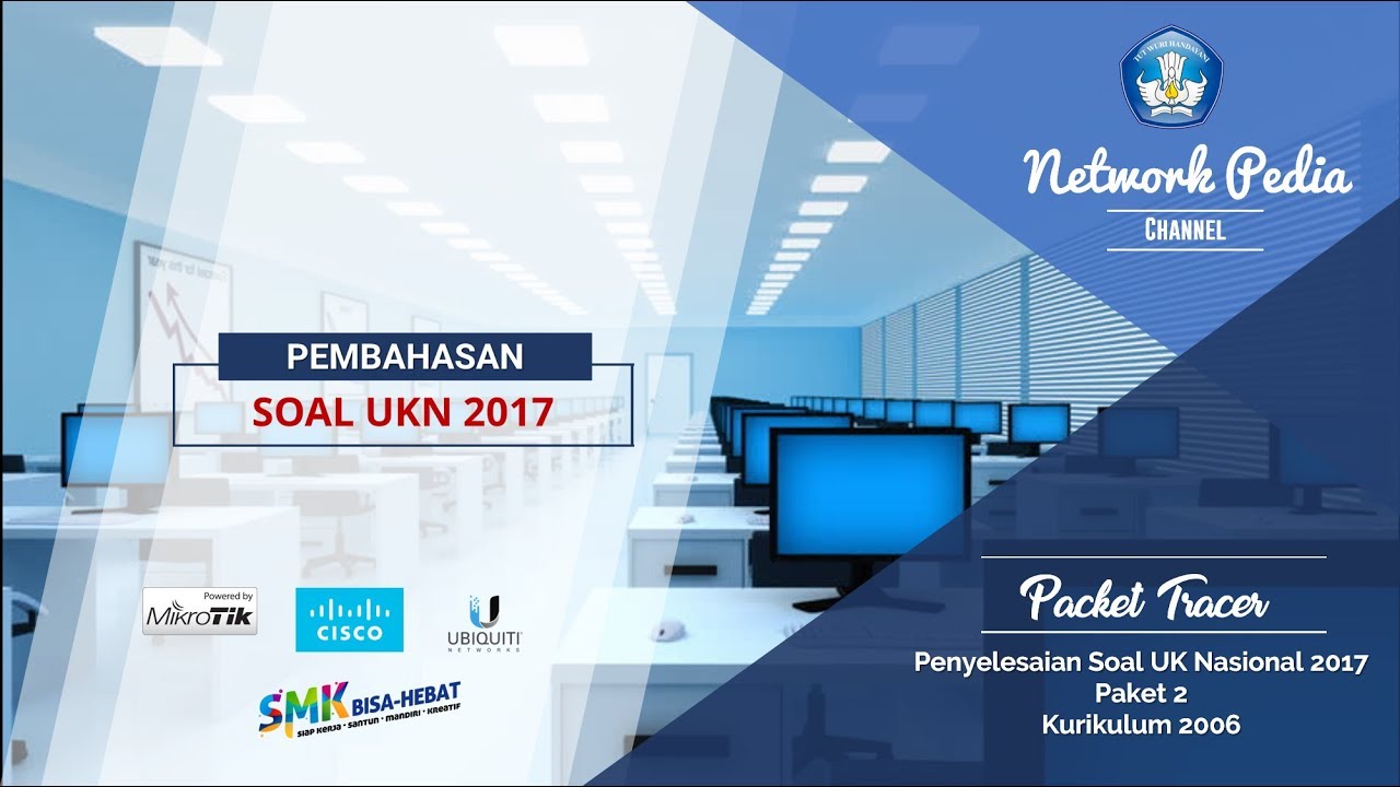 Packet Tracer - UK SMK TKJ Paket 2 Kur 2006 (Static and Dynamic Routing) - YouTube
