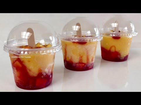 Mini Mangonadas Con Chamoy y Mango Natural