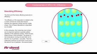 Fundamentals of HPLC 18 - Describing Efficiency