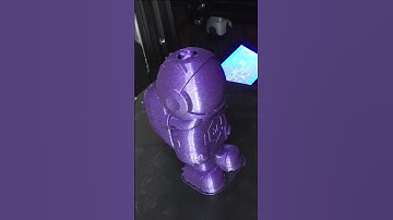 3d Printing 1st TimeLapse With Bluetooth Remote of MatterHackers Mascot #3dprinting #Astronaut