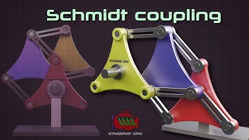 How to works Schmidt coupling | Schmidt mechanism | Parallel shaft coupling