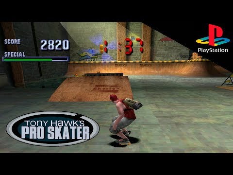 Видео: Tony hawk pro skater - Обзор игры (Playstation 1) Вспомнить Всё №19