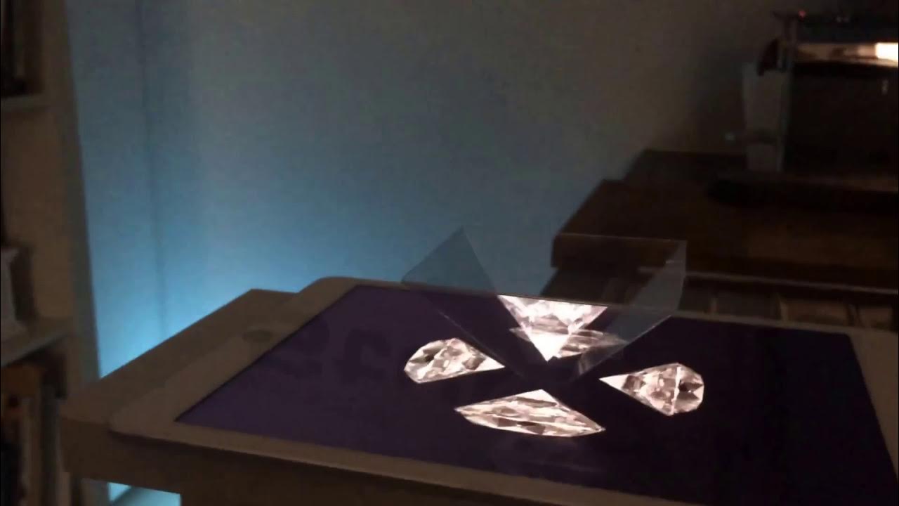 HoloRotor Pro : Projecteur d'hologramme 3D flottants - Hélice holographique