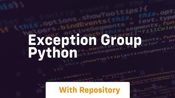 exception group python