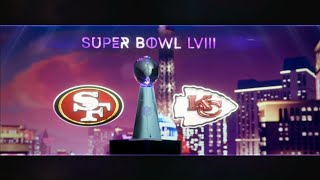 Super Bowl LVIII on CBS intro | SFvsKC | 2/11/2024